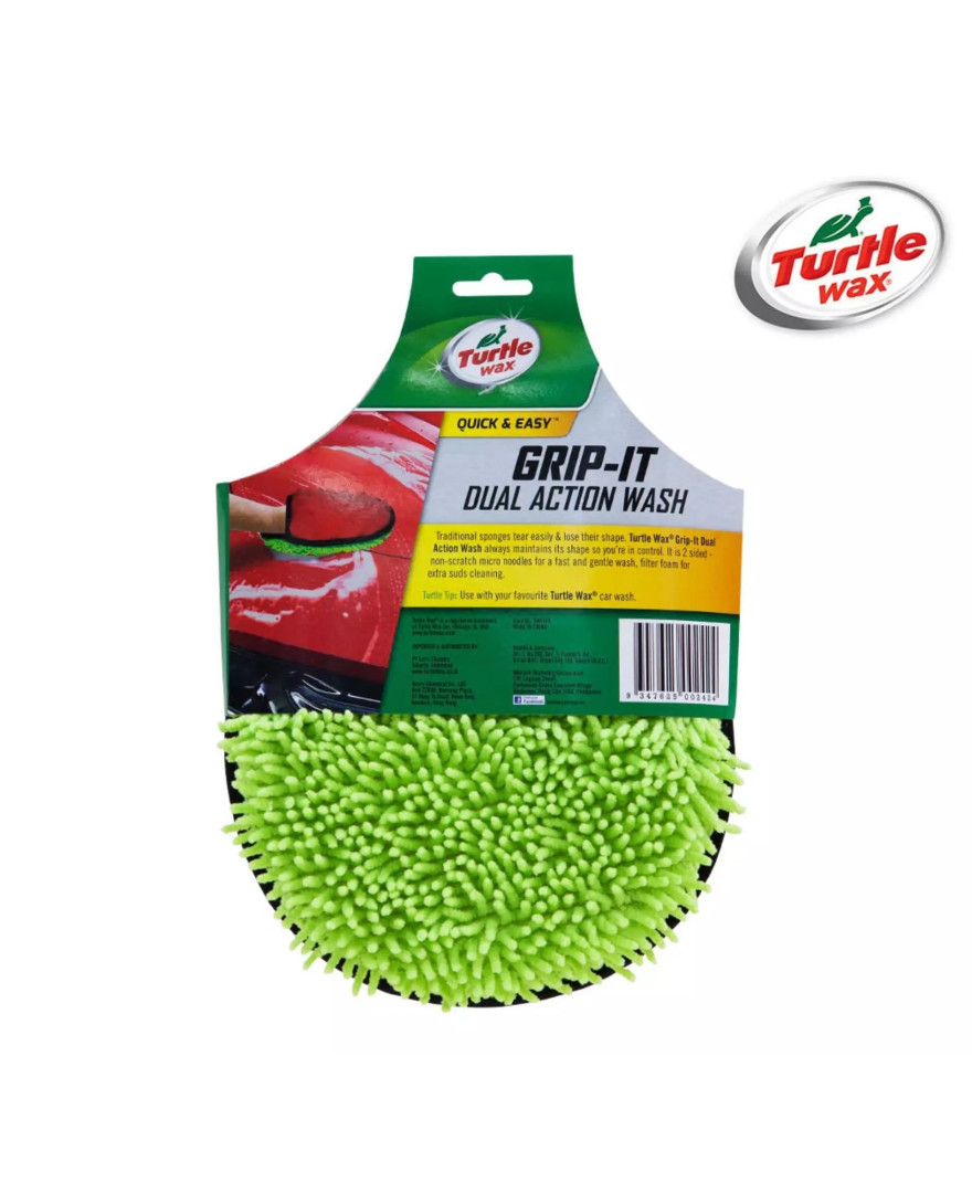 TURTLE WAX GRIP IT DUAL ACTION WASH MITT 22.7g